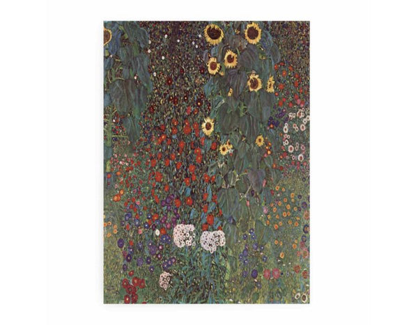 Cottage Garden with Sunflowers