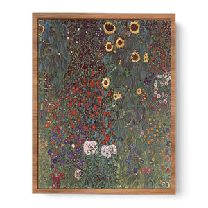 Cottage Garden with Sunflowers