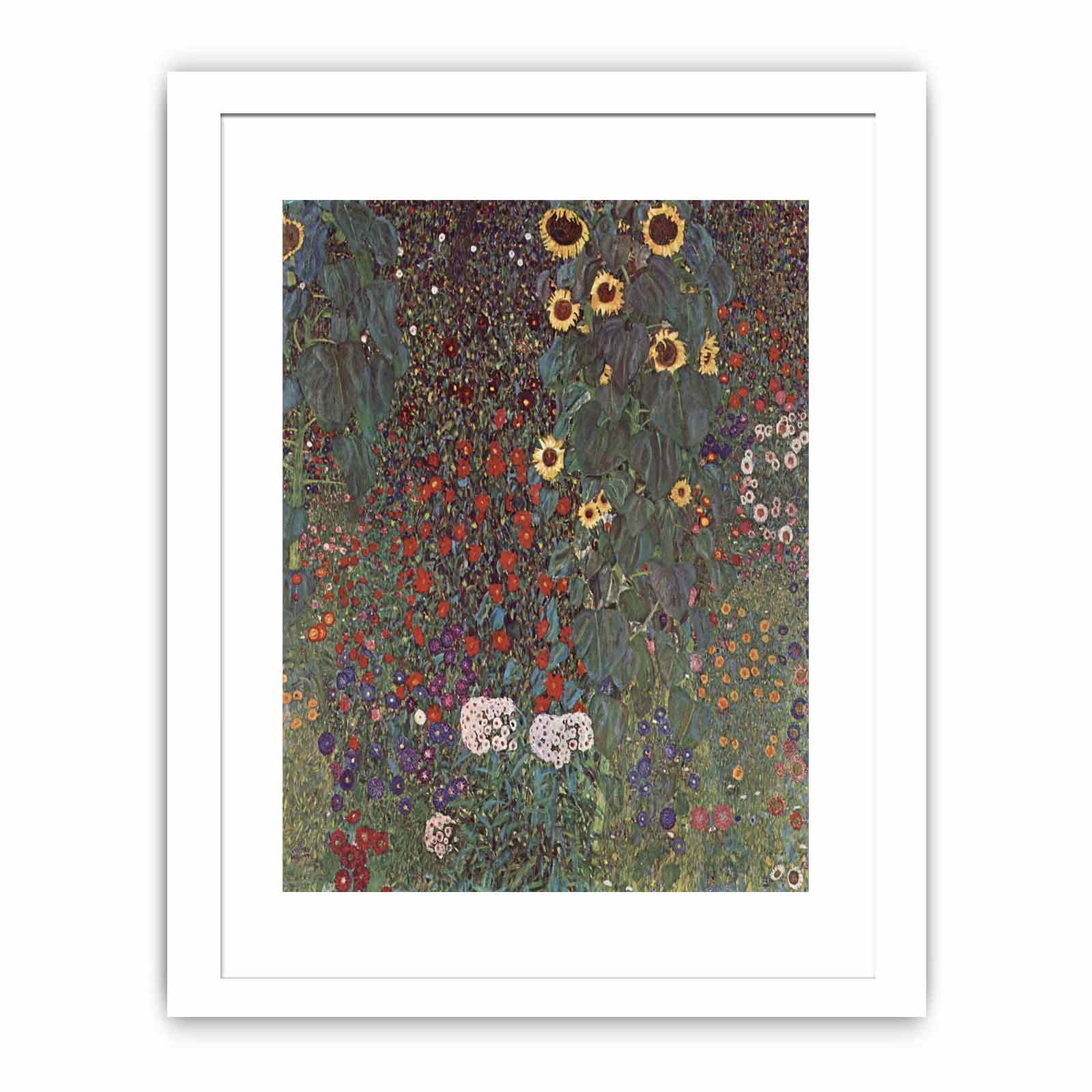 Cottage Garden with Sunflowers