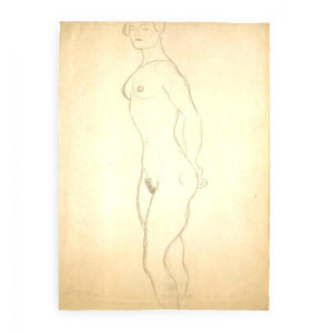 Stehender Akt Nach Links (Standing Nude To The Left)
