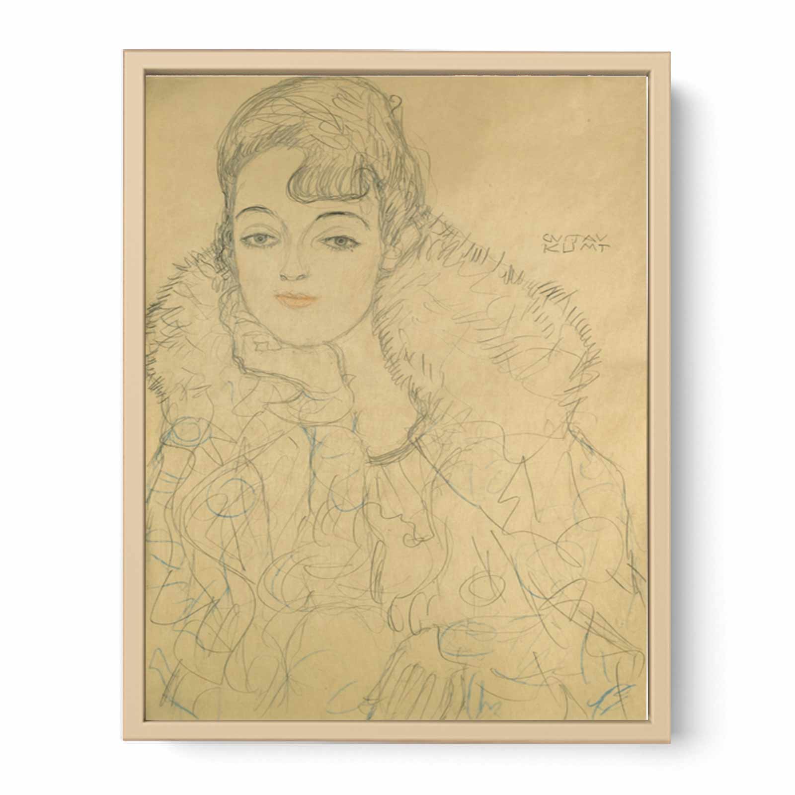 Portrait Of A Lady, Frontal View