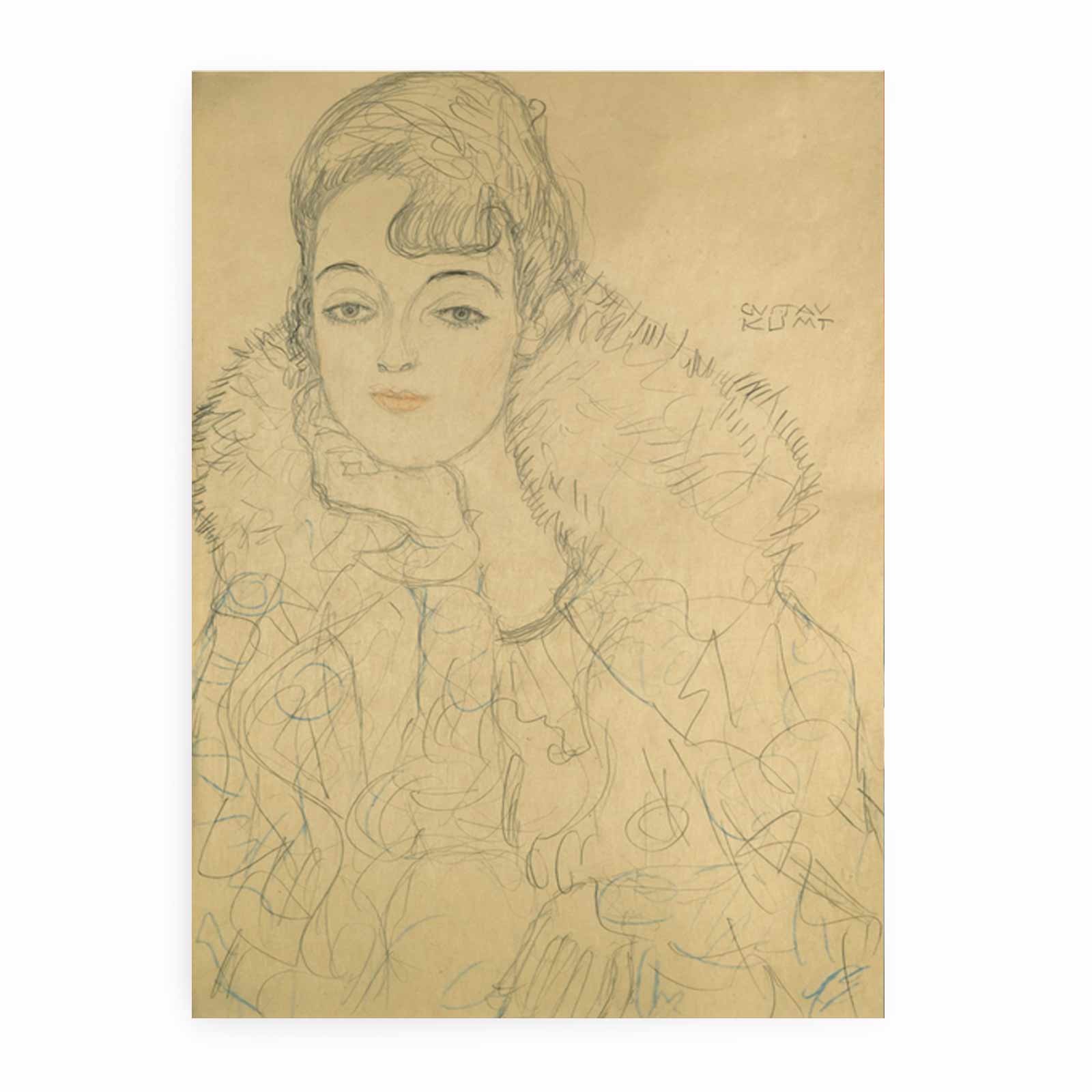 Portrait Of A Lady, Frontal View