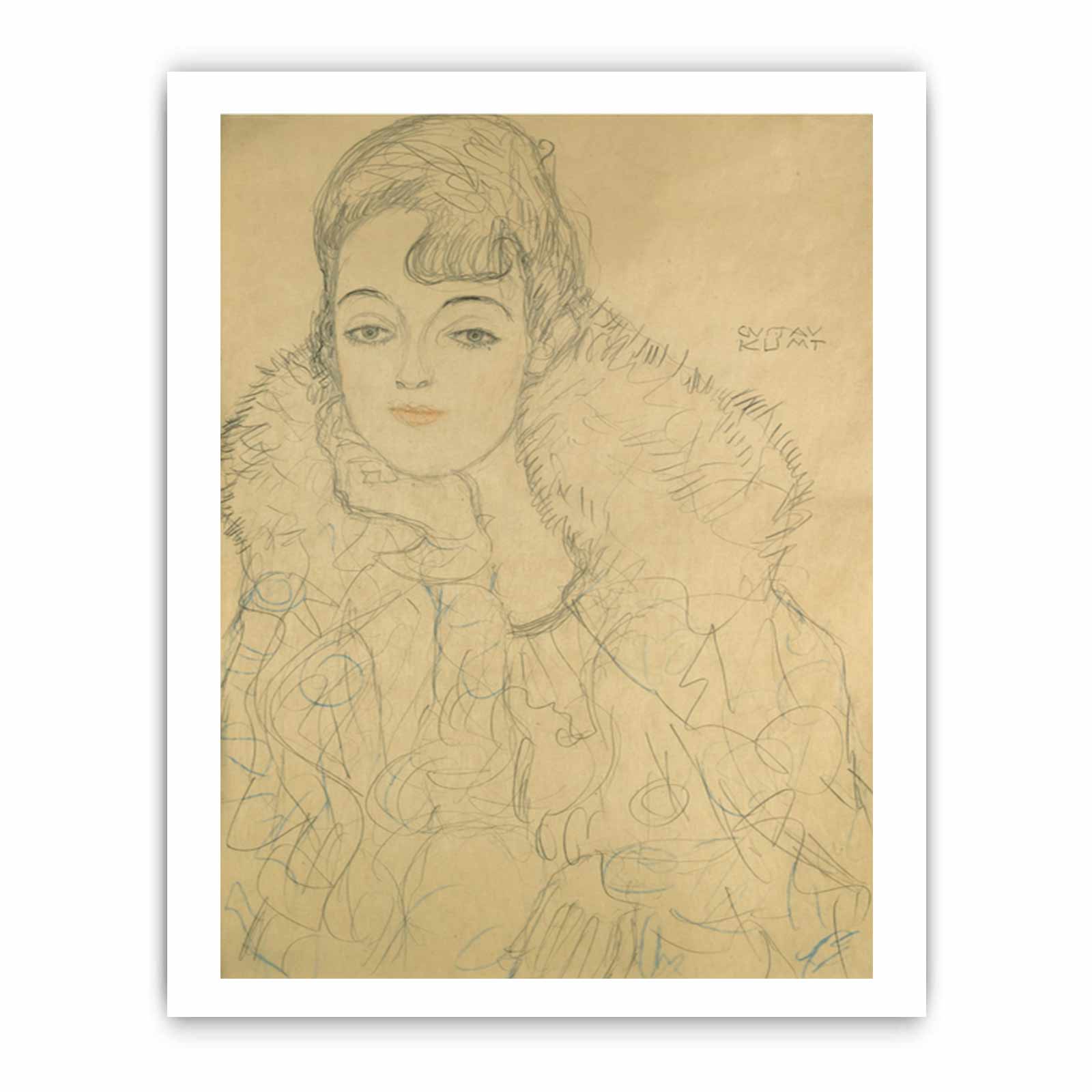 Portrait Of A Lady, Frontal View