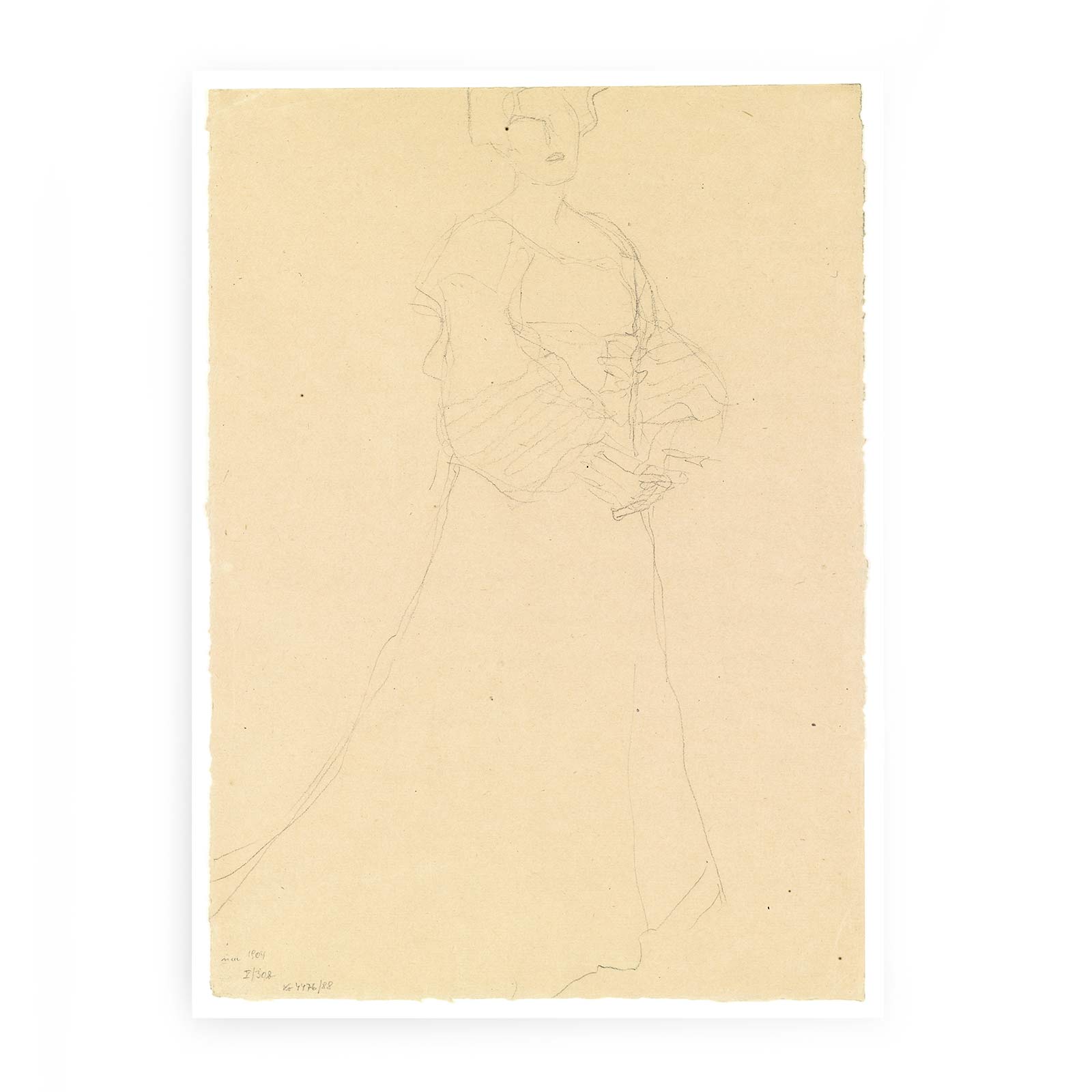 Stehende Dame Nach Rechts (Standing Lady Turned To The Right)
