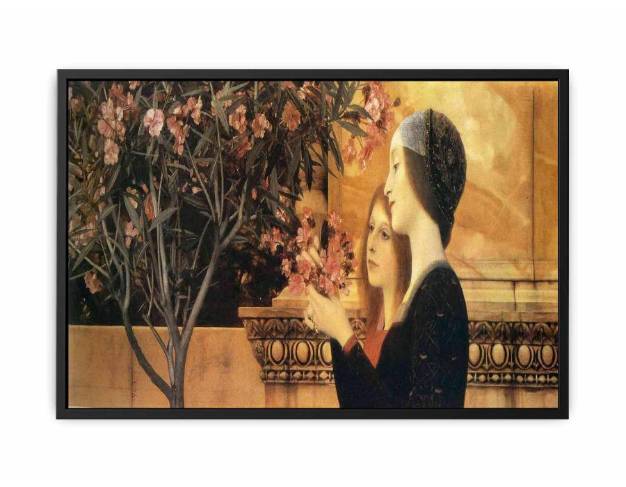 Two Girls with Oleander