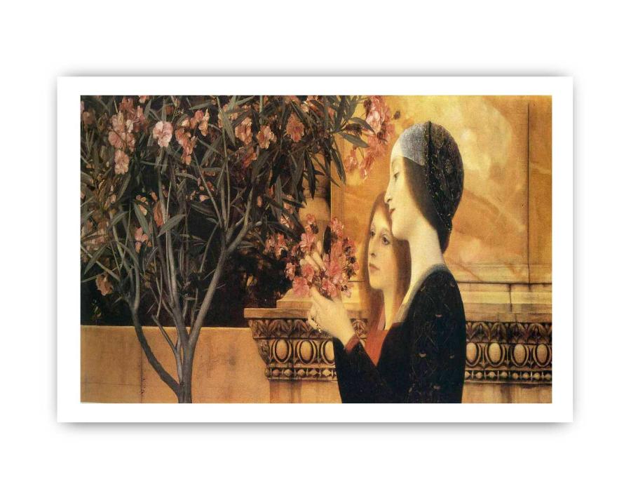 Two Girls with Oleander