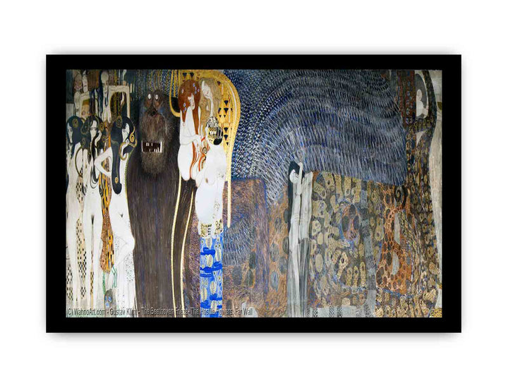 The Beethoven Frieze The Hostile Powers. Far Wall