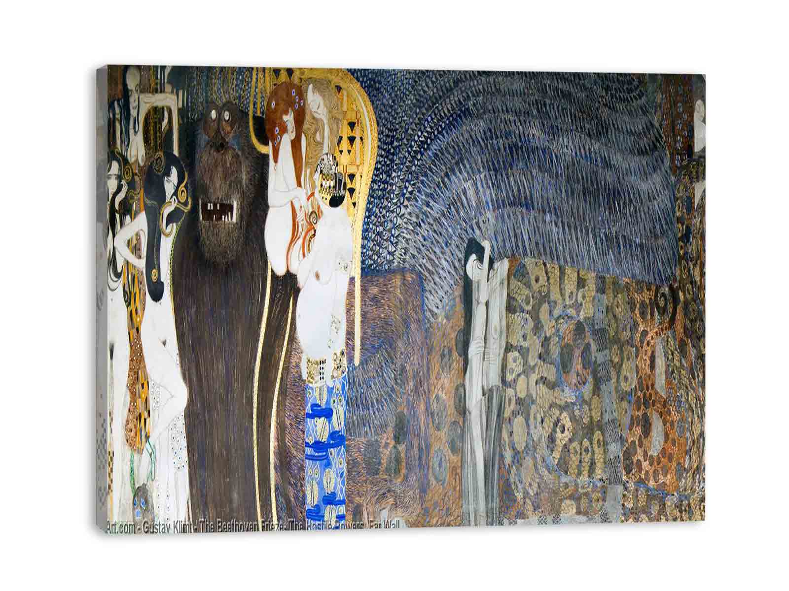 The Beethoven Frieze The Hostile Powers. Far Wall