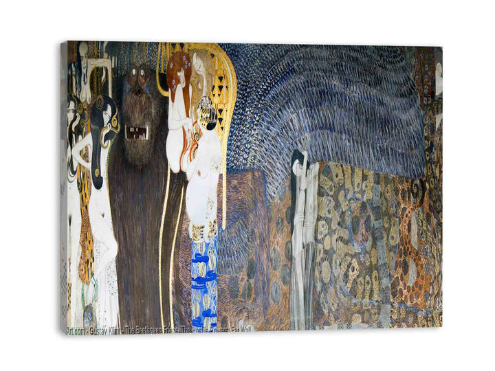 The Beethoven Frieze The Hostile Powers. Far Wall