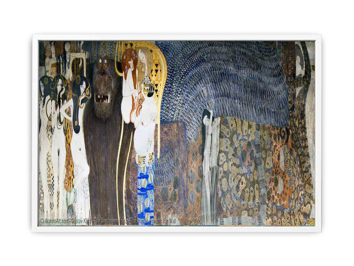 The Beethoven Frieze The Hostile Powers. Far Wall