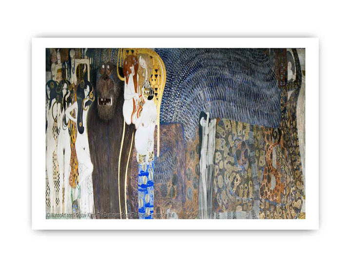 The Beethoven Frieze The Hostile Powers. Far Wall