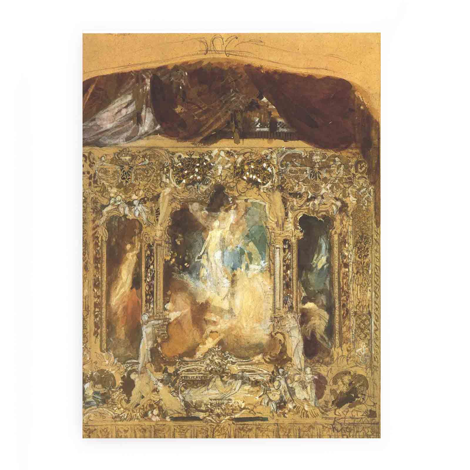 Design for a theater curtain
