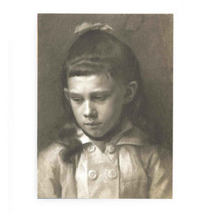 Portrait of a Girl, Head Slightly Turned Left
