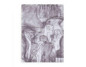 Painted composition draft Jusisprudenz
