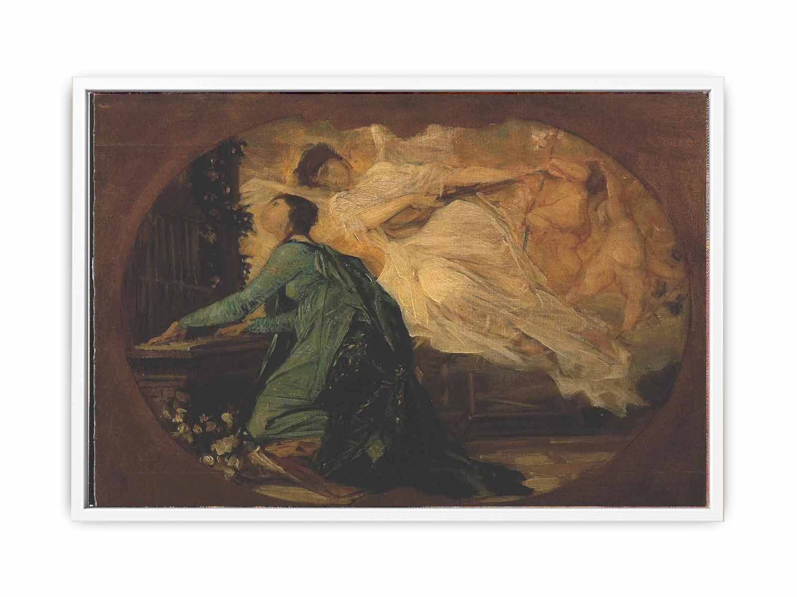Female organ player
