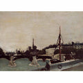 View of the Ile Saint-Louis from the Quai Henri IV (study)