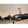 Notre Dame: View of the Ile Saint-Louis from the Quai Henri IV