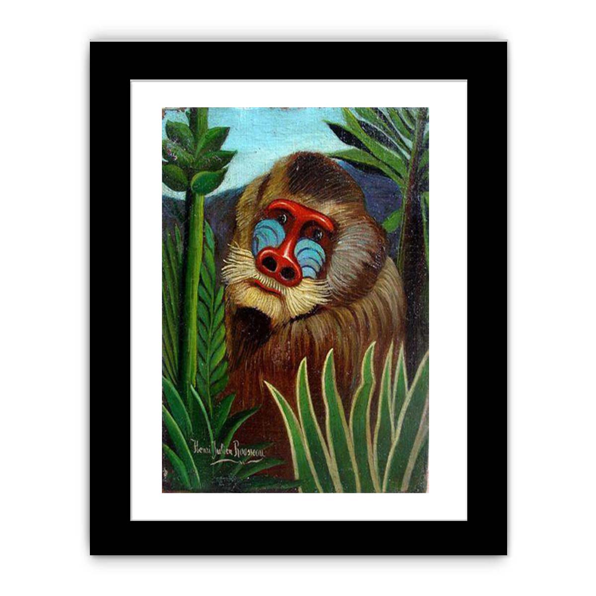 Mandrill in the Jungle