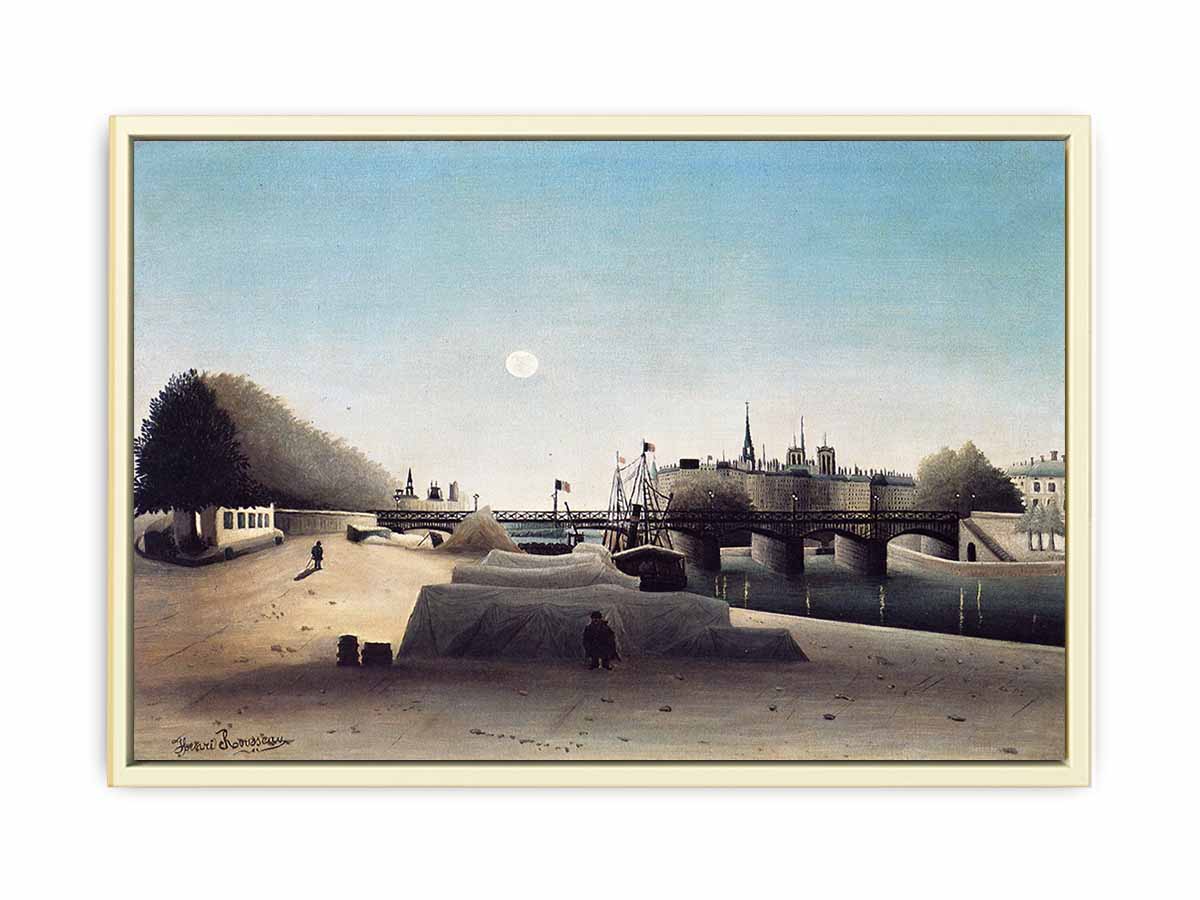 A View of the Ile Saint Louis from Port Saint Nicolas Evening