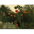 Exotic Landscape, Fight between Gorilla and Indian