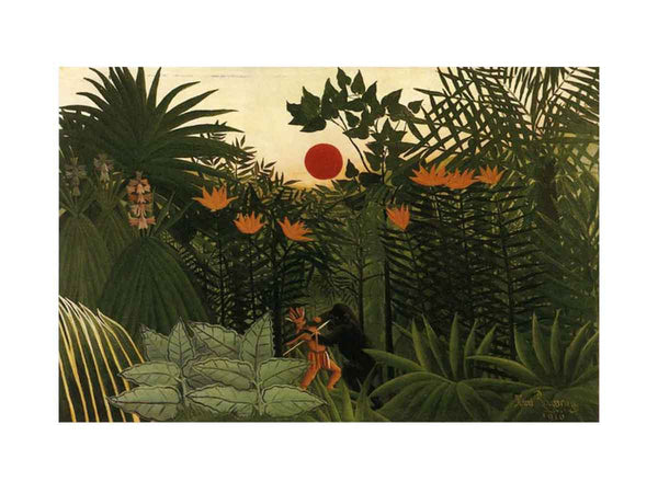 Exotic Landscape, Fight between Gorilla and Indian