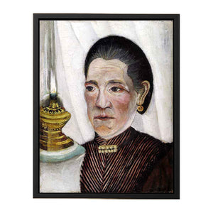 Portrait Of The Artist's Second Wife With A Lamp