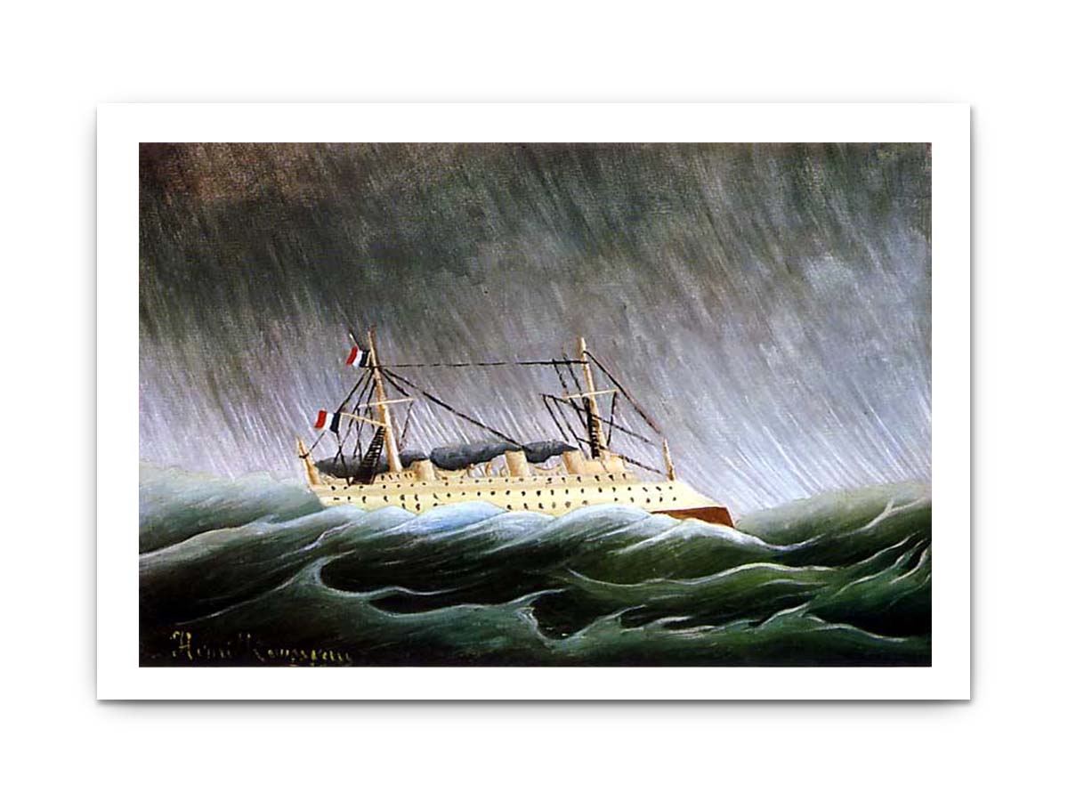 Boat in a Storm