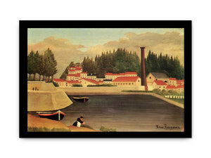 Village near a Factory