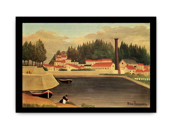 Village near a Factory