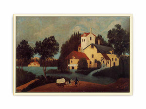 Wagon in Front of the Mill