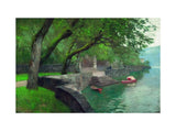 At the lake Como. Enbankment. artwork preview