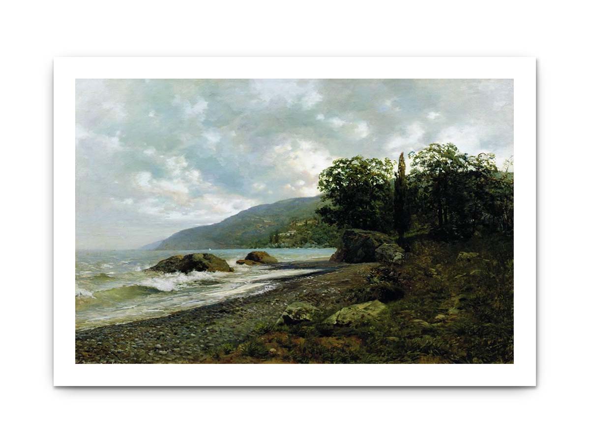 Issac Levitan, 1887 - Landscape in Crimea