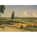 Logs. The Village of Konstantinovka near Krasnoye Selo. Study