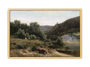 At the monastery