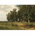 On Mowing in an Oak Grove