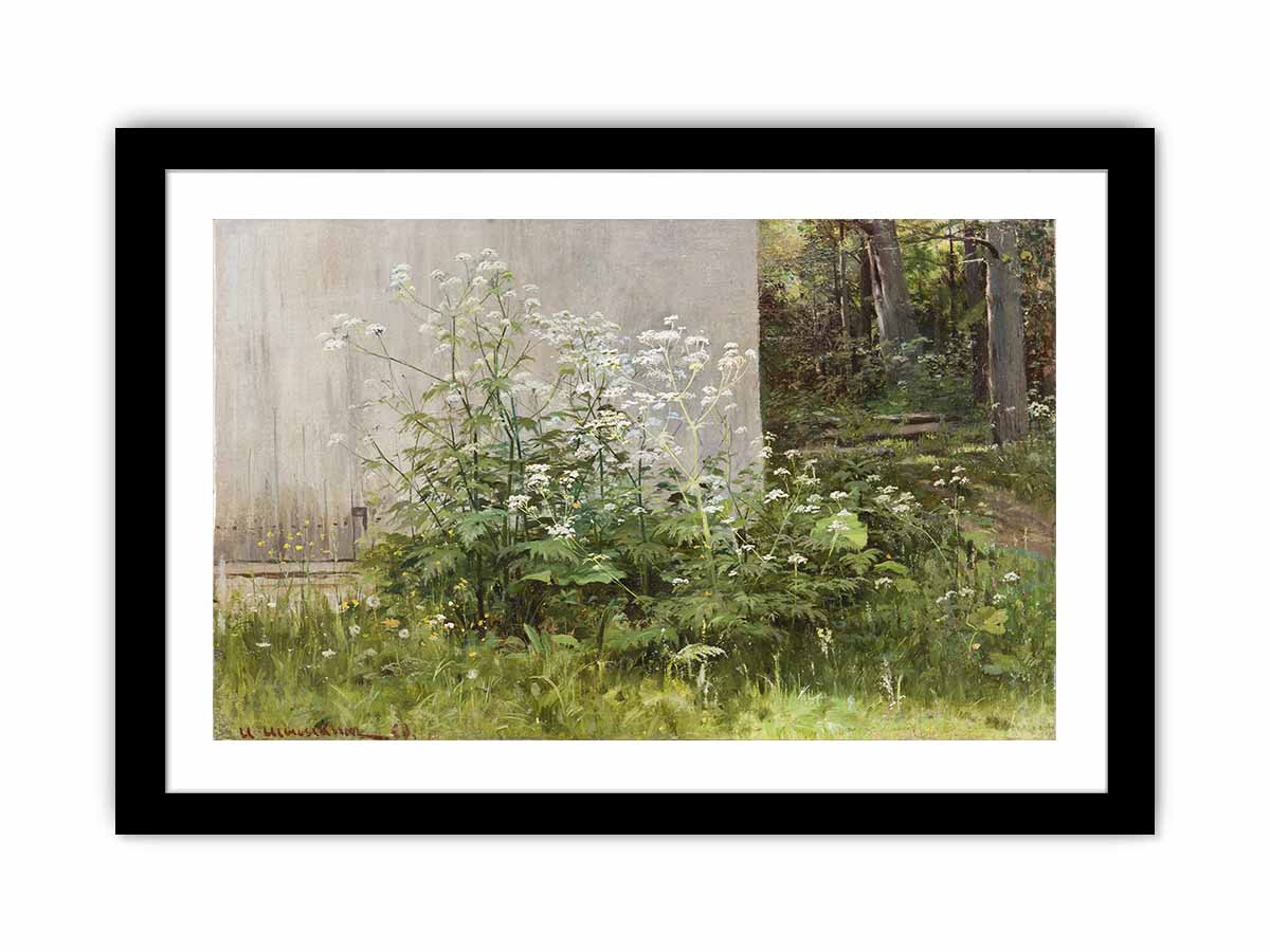 Flowers at the fence