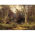 Forest Landscape with Herons