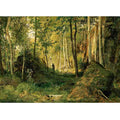 Landscape with a hunter. Valaam Island