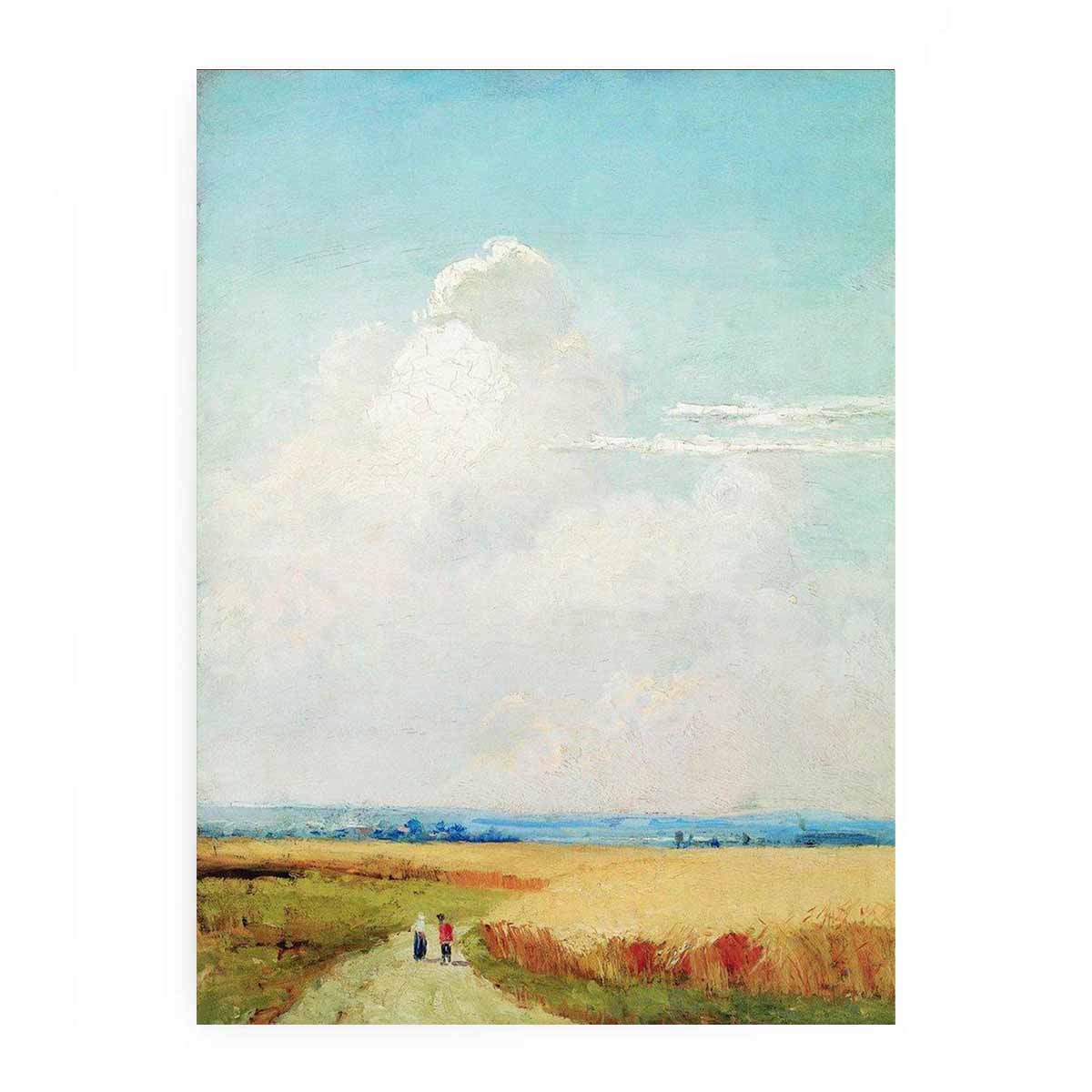 Noon near Moscow. Study