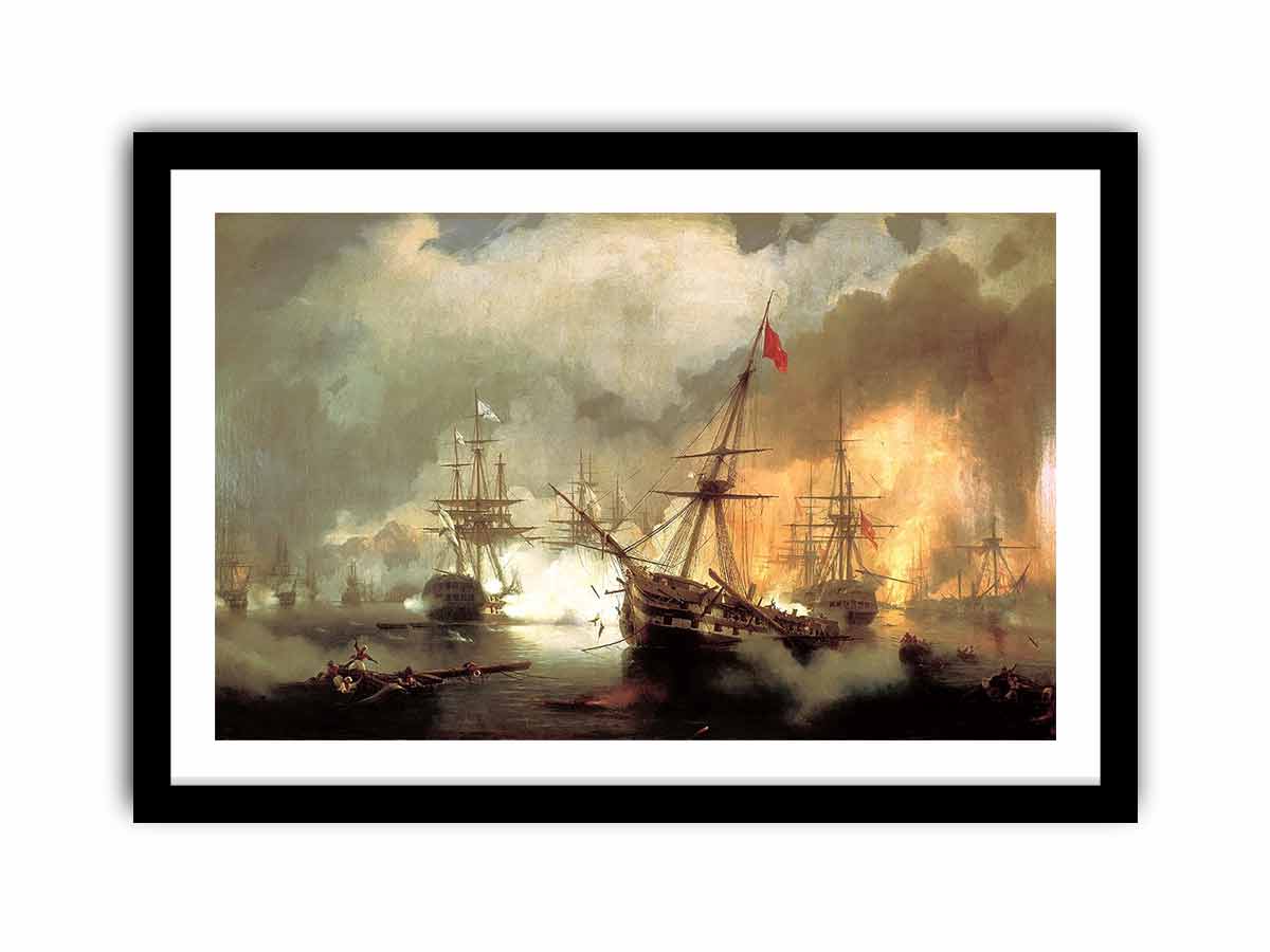 Sea battle at Navarino on October 20 1827
