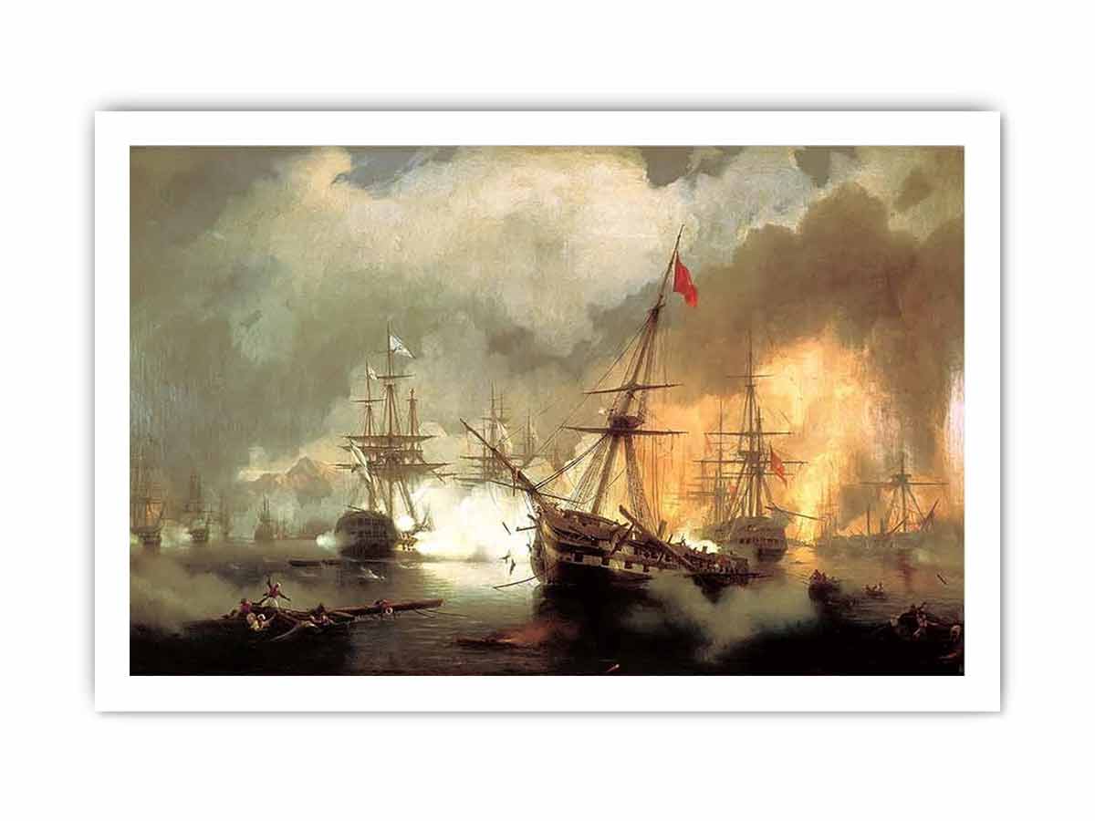 Sea battle at Navarino on October 20 1827