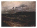 Ships on Stormy Sea, Sunrise artwork preview