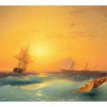 American Shipping off the Rock of Gibraltar