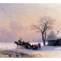 Winter Scene in Little Russia