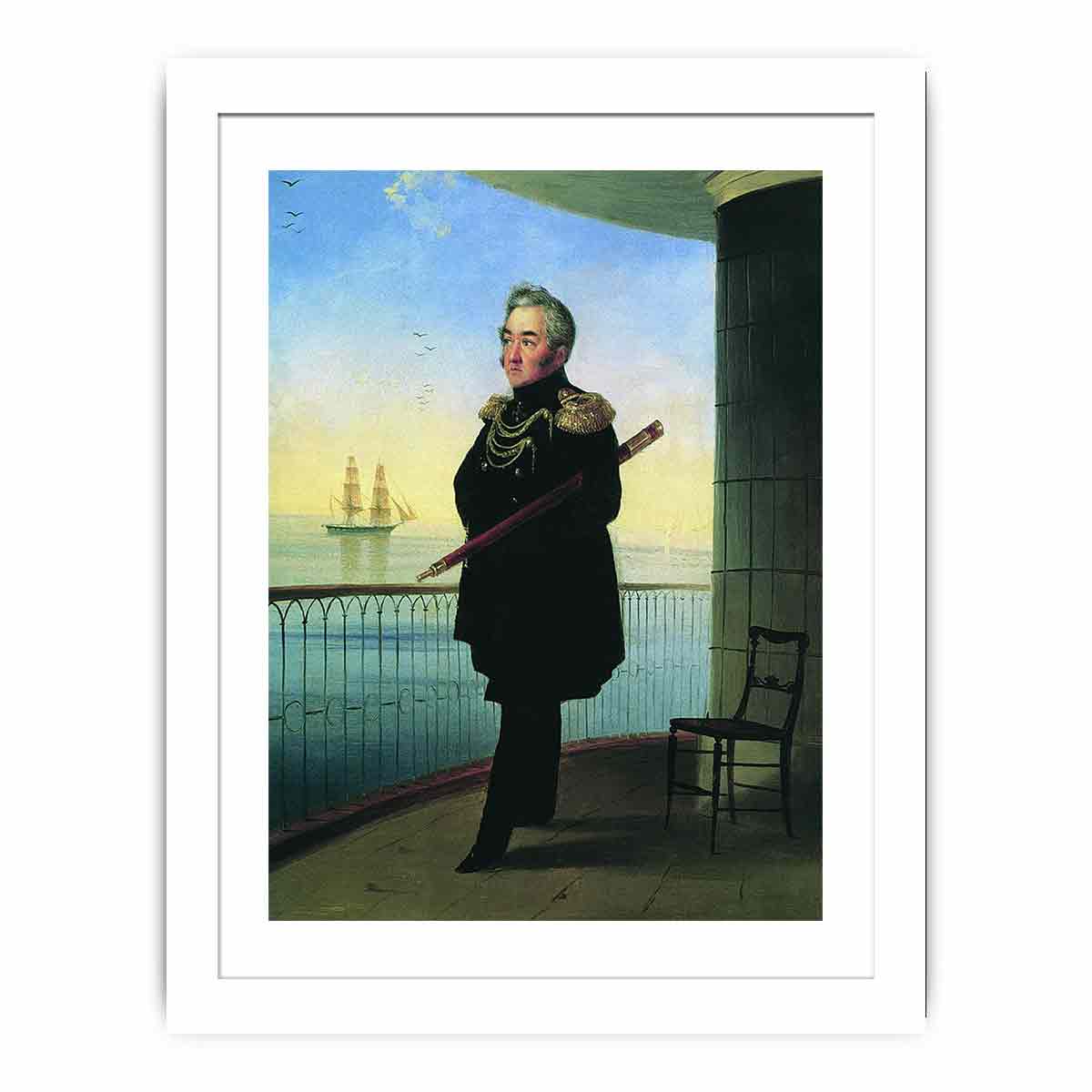 Portrait of vice admiral M.P. Lazarev