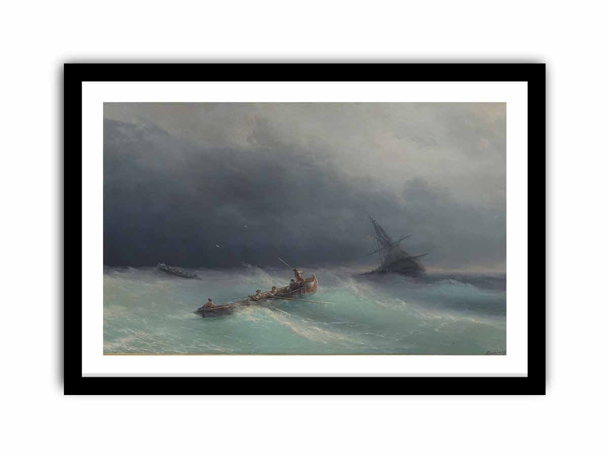 Storm at sea