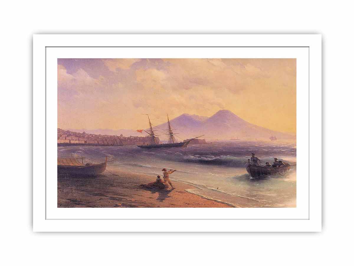 Fishermen Returning Near Naples