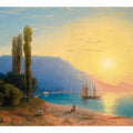 Sunset over Yalta.