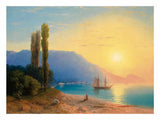 Sunset over Yalta. artwork preview