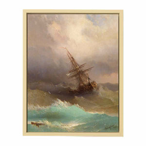 Ship in the Stormy Sea